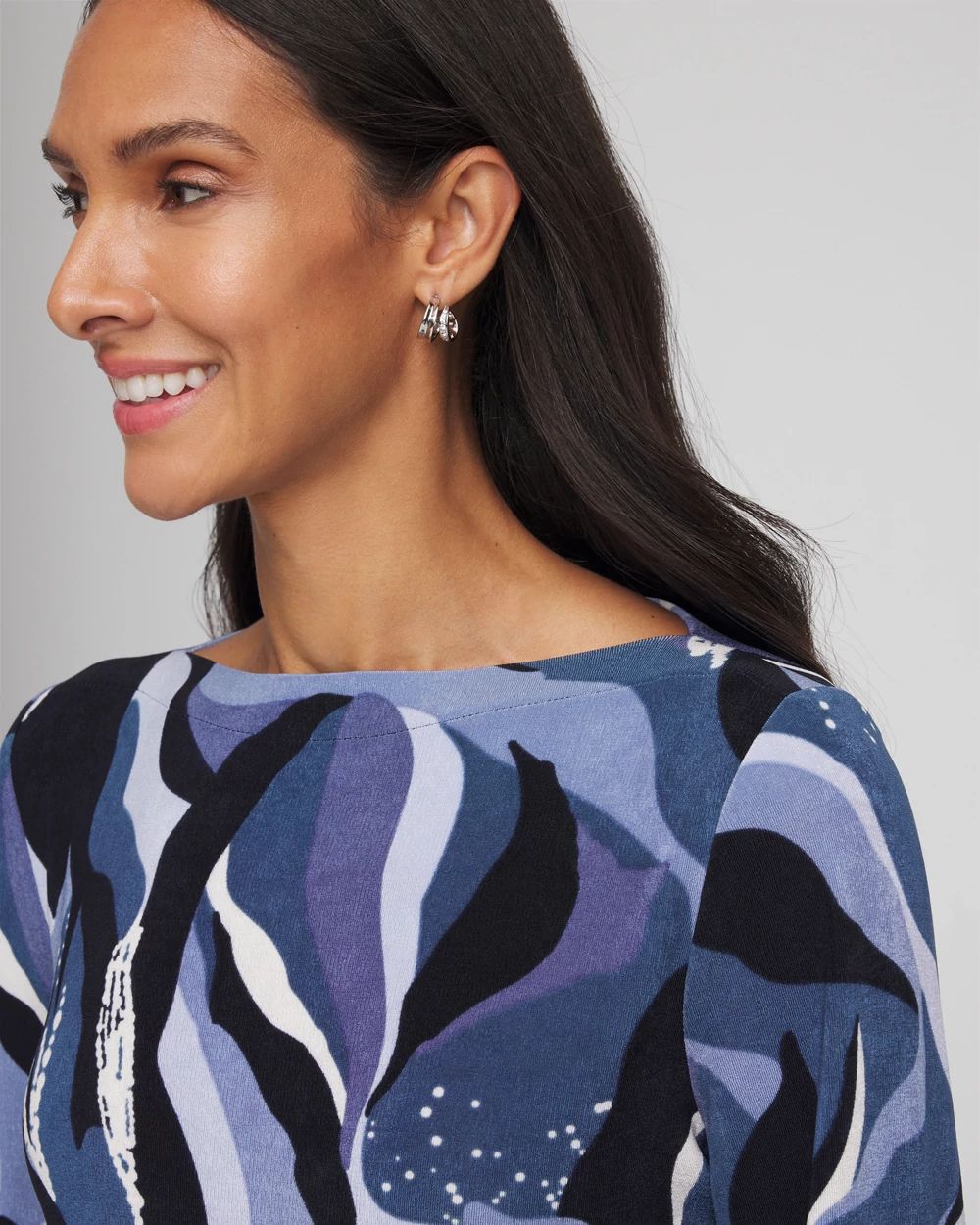 Travelers™ Wave Straight Neck Tunic | Chico's